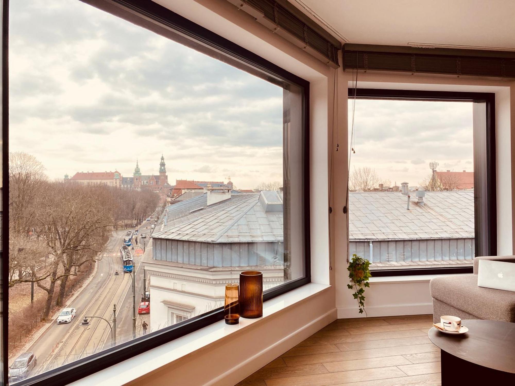 Panorama View By Mint Apartment Kraków Exteriör bild
