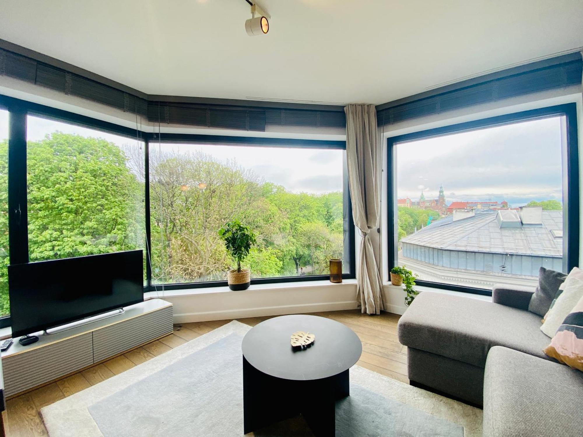 Panorama View By Mint Apartment Kraków Exteriör bild