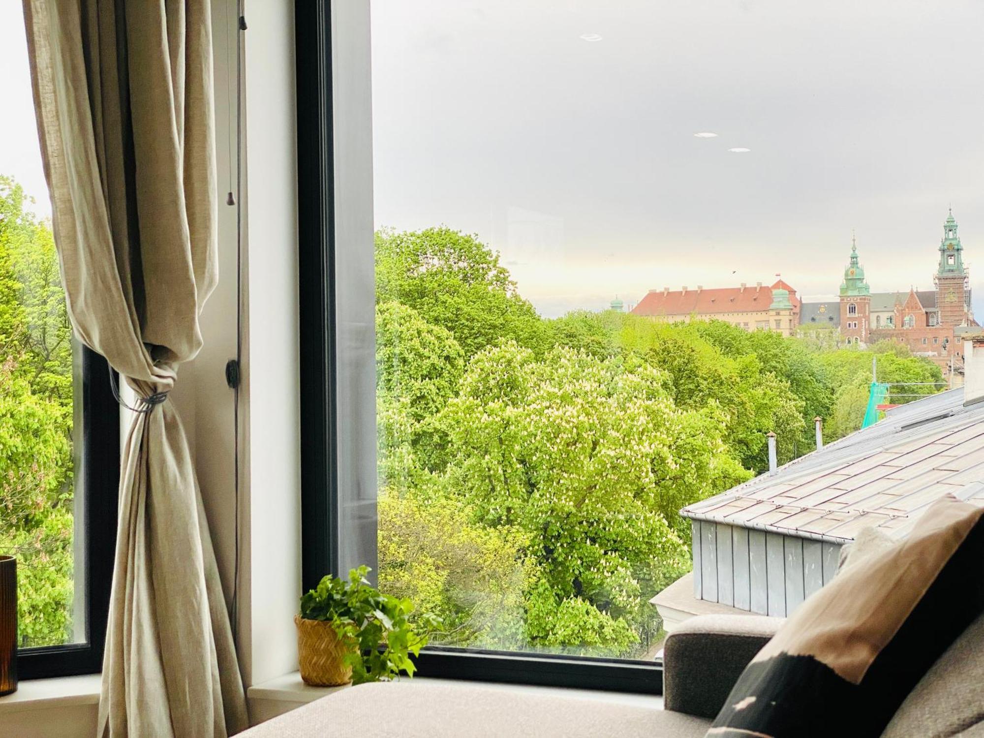 Panorama View By Mint Apartment Kraków Exteriör bild